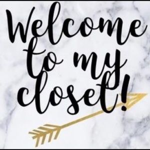 Welcome to my closet!